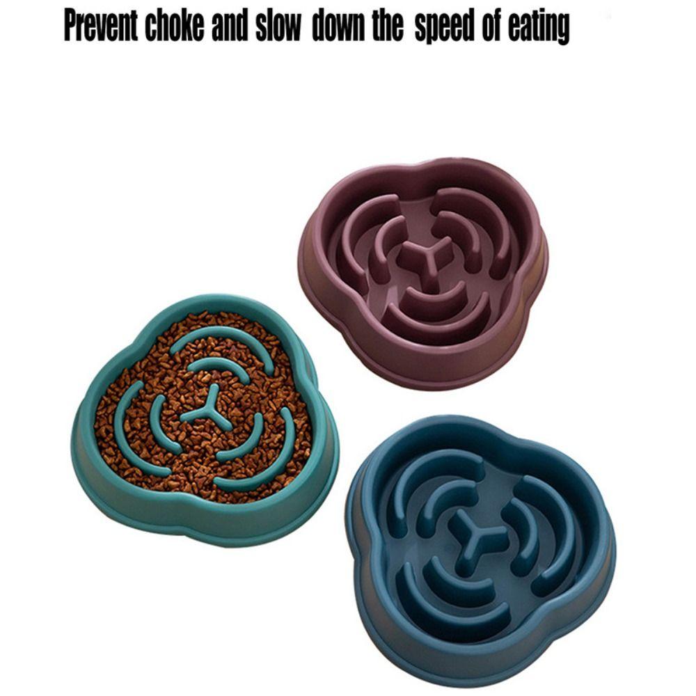 Slow Eating Pet Slow Food Bowl Anti Overturning Pet Slow Feeder Bowl Dog Bowl  For Small Dogs