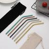 Reusable Tubes Metal Drinking Straws Straw Multi-time Straw Stanley Cup 304 Stainless Steel Straws XG002