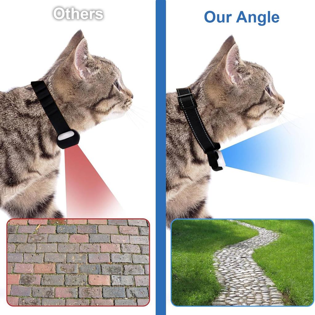 Pet Collar Camera with Wide Angles for Cats and Dogs Camera Collar Digital Recorder for Indoor Outdoor Activity Monitor