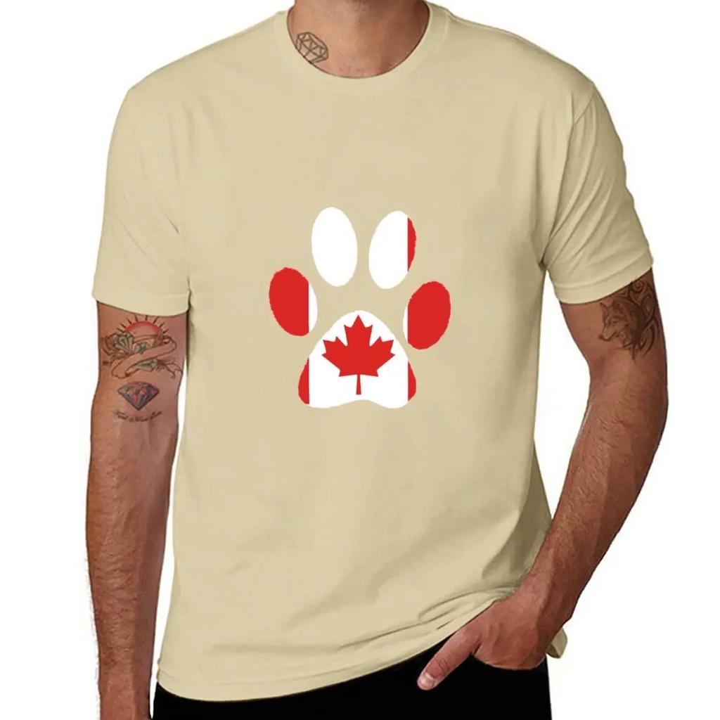 T-Shirt vintage clothes black Canadian Cat/ T-Shirt hippie clothes t shirt man summer top clothes