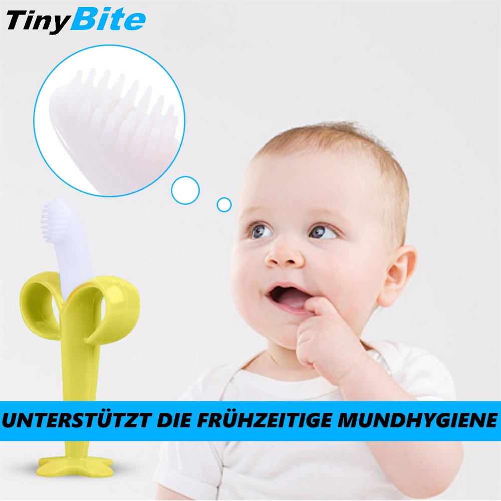 TinyBite Kühlende Beißringe für Babys Beissring Zahnungshilfe Set BPA-frei 4er