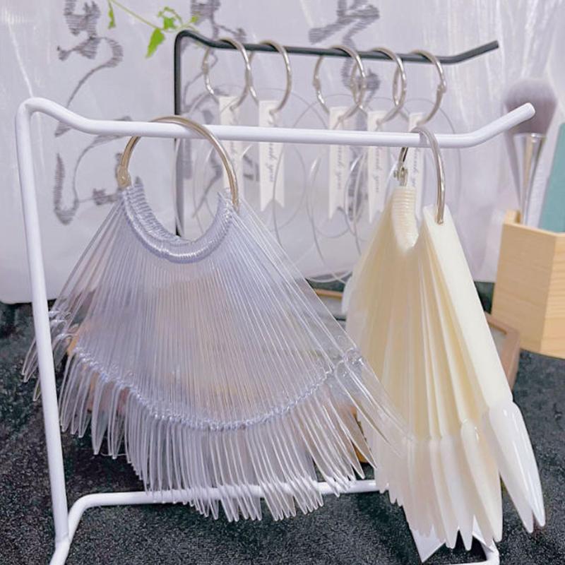 Nail Swatches Color Card Display Board Gel Polish Template Nail Art Tips Sample Stand Nail Polish Practice Desktop Storage