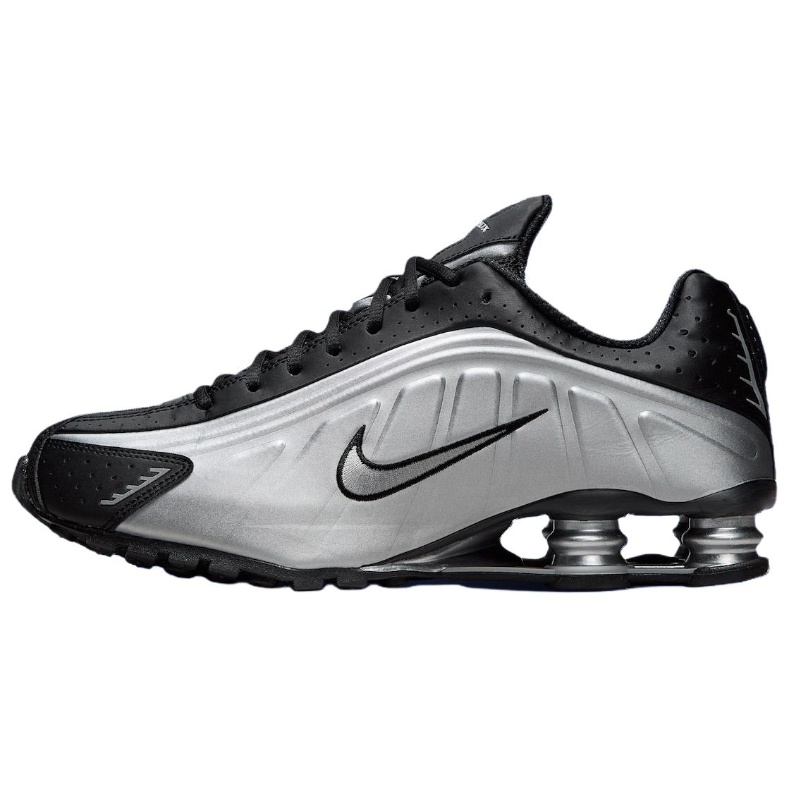 Nike Shox R4 Unisex Metallic Silver Black HQ1988-007 EU 41