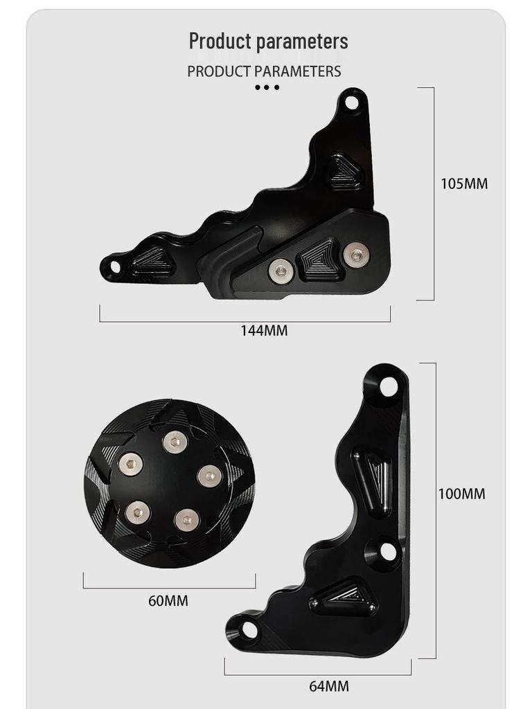 Benelli TNT600/BN600I Engine Guard Anti-Fall Rubber