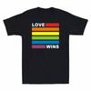 Unisex Gay Love Cool Tshirt Wins Pride Cotton Tee Rainbow Lgbt Awesome Funny