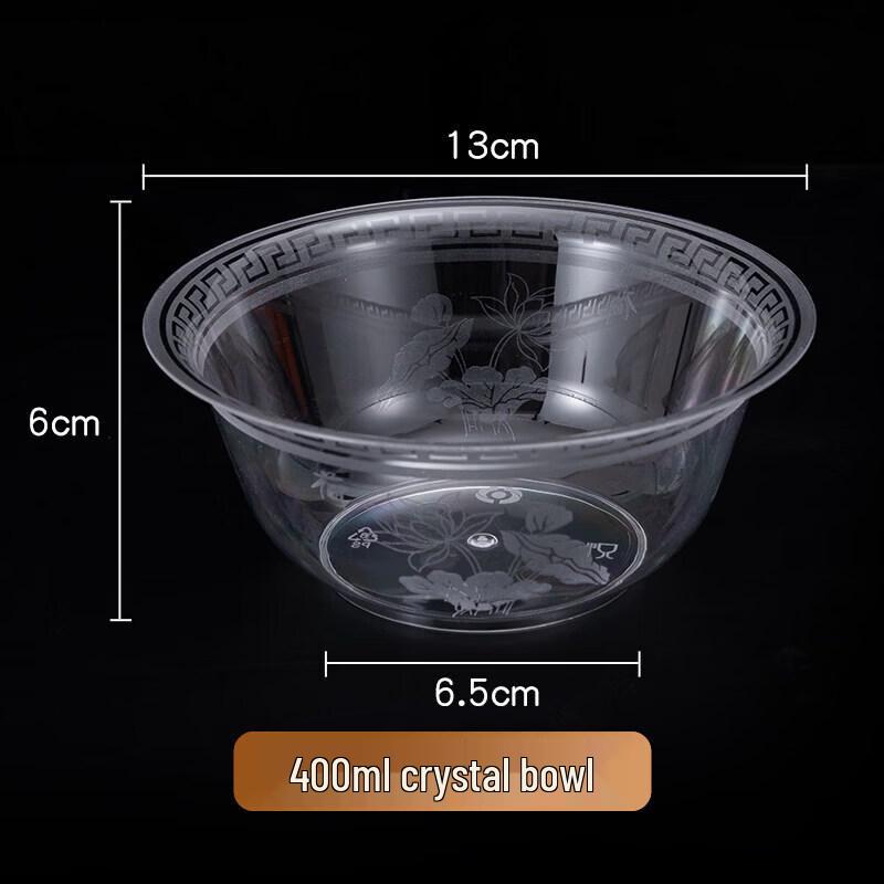 Food Grade Disposable Crystal Clear Bowls
