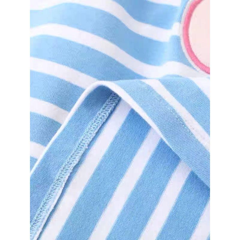 In Stock New Girls' Dresses European and American Style Unicorn Children's Summer Dress Knitted Cotton Princess Dress