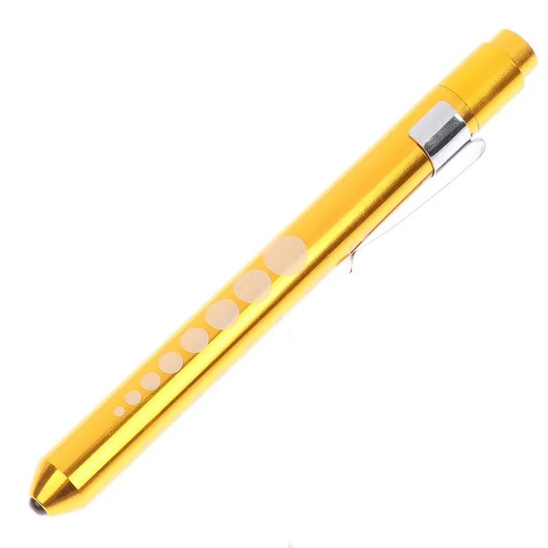 Mini Flashlight Medical First Aid Pen Light Pocket Work Light Penlight Torch with Pupil Gauge Measurements Doctor Nurse Penlight