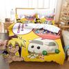 Pui Pui Molcar Bedding Set Single Twin Full Queen King Size Bed Set Adult Kid Bedroom Duvet Cover Sets 3D Anime Bed Sheet Set