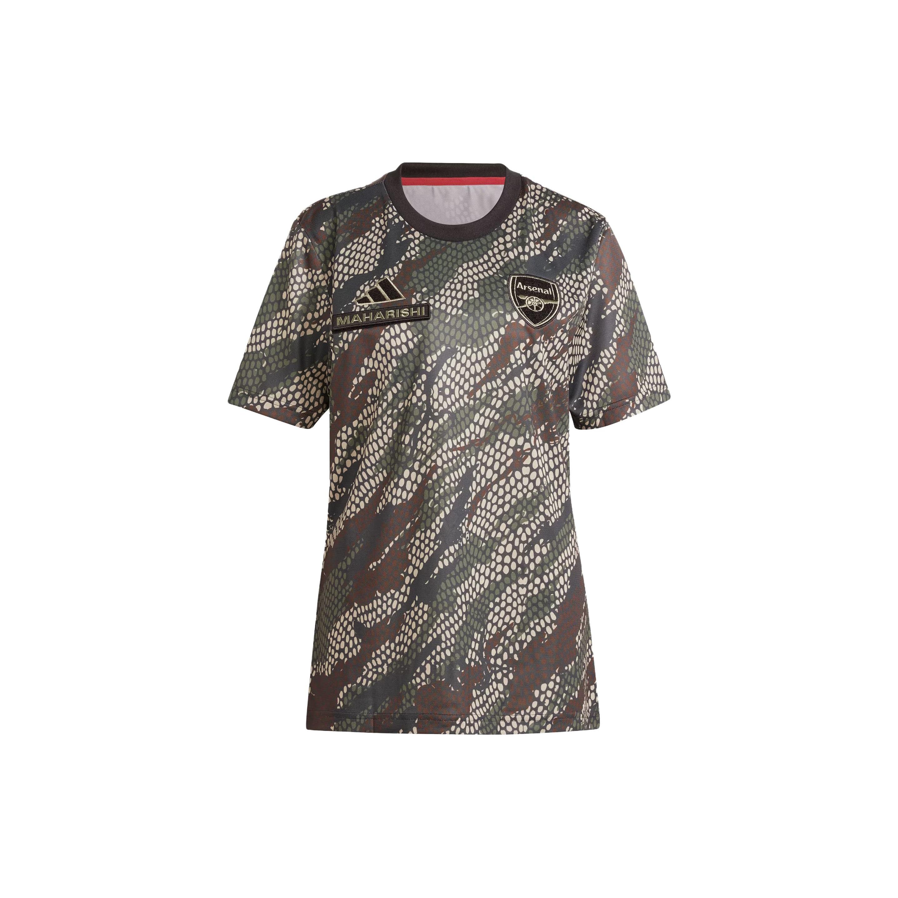 

Adidas X Maharishi Arsenal Футболка с графическим принтом для тренировок Мужские топы черные IN4752 XL