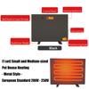Chicken Brooder Heating Plate for Chick Providing Cozy Warmth in Cold Weather Wall Mountable Floor Standing