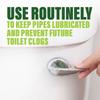 Liquid Toilet Clog Remover Fast Acting Bleach Free 12oz Non Corrosive Safe Pipes Septic Easy to Use Odorless Solution