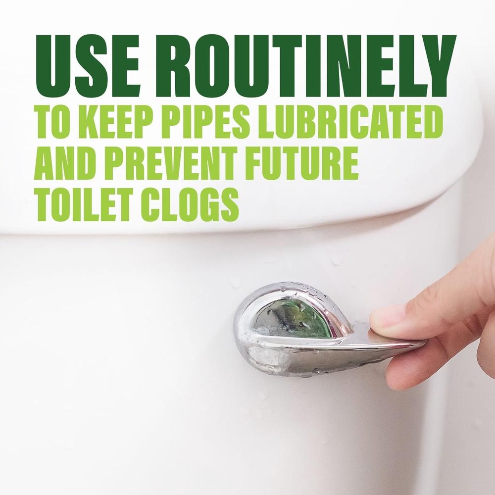 Liquid Toilet Clog Remover Fast Acting Bleach Free 12oz Non Corrosive Safe Pipes Septic Easy to Use Odorless Solution