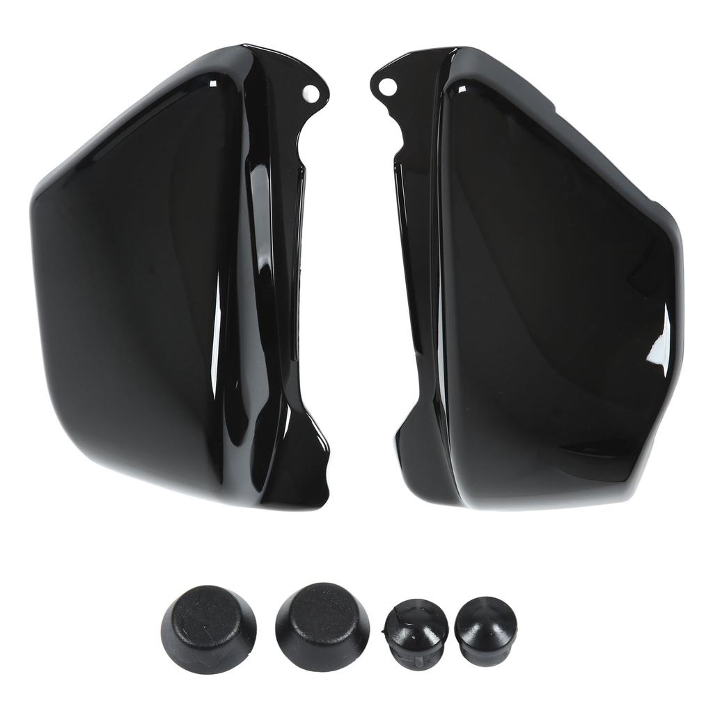 2pcs Motorcycle Side Battery Fairing Cover Left Right ABS Wearproof Replacement for VF750 VF750C 1994‑2004