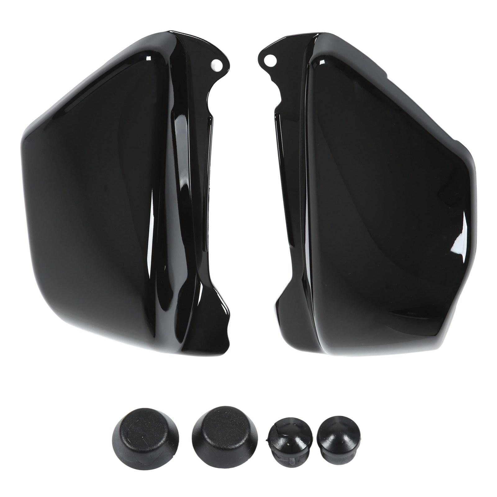 2pcs Motorcycle Side Battery Fairing Cover Left Right ABS Wearproof Replacement for   VF750 VF750C 1994‑2004