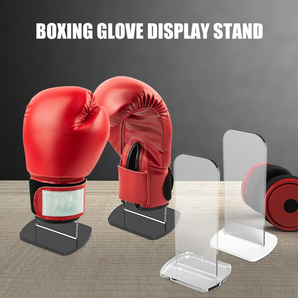 2 Boxing Glove Display Stands with Autograph, , for Presentation And Storage, Retail Stand