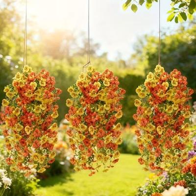 1/2Pcs Simulated Plants Easy To Care No Watering No Withering Bright Color Realistic Appearance Decorative