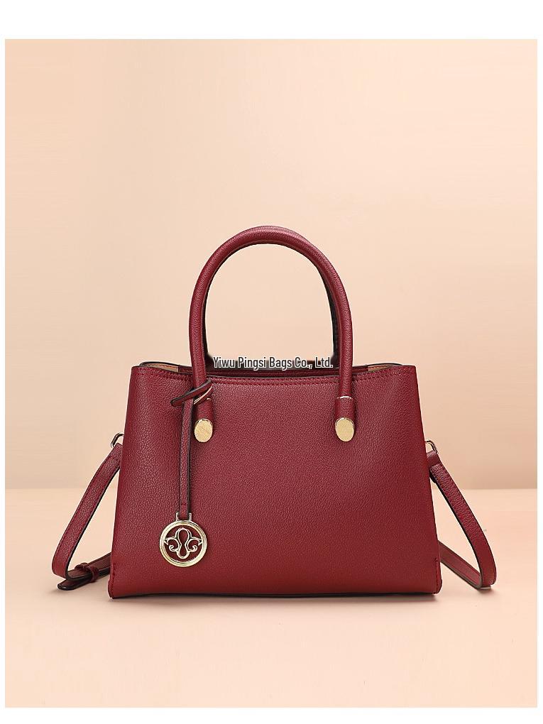 Elegant Red Mummy Bag: Fashionable, Spacious Handbag for Mother-of-the-Bride At Weddings