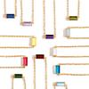 eManco Personalized Minimalist Birthstone Bracelet Stainless Steel PVD Gold Color Women's Birthday Gifts Daily Wear Celebrations