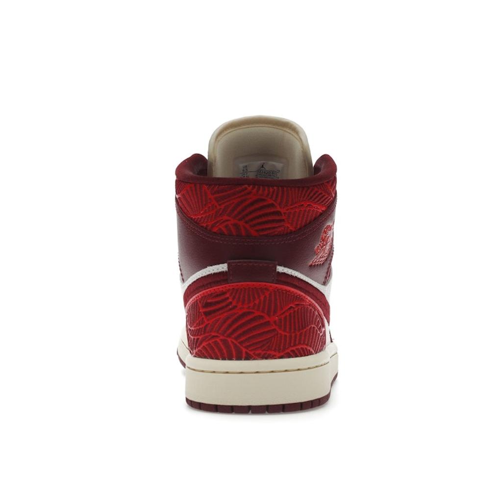 Air Jordan 1 Mid SE Lift Up Women Sneakers Red Team-Red University-Red DZ2820-601