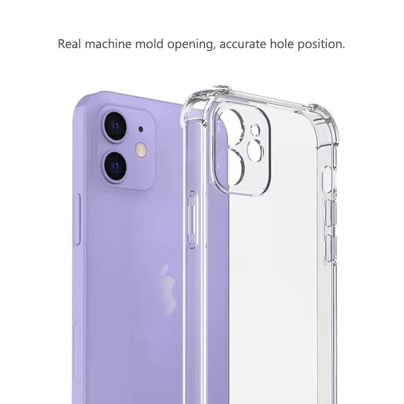 Shockproof Soft Case For iPhone 17 Air 16E 15 14 13 12 11 X XR 7/8 Ultra Thin Silicone Transparent Clear Back Cover For iPhone17 17Pro Max Slim Shell