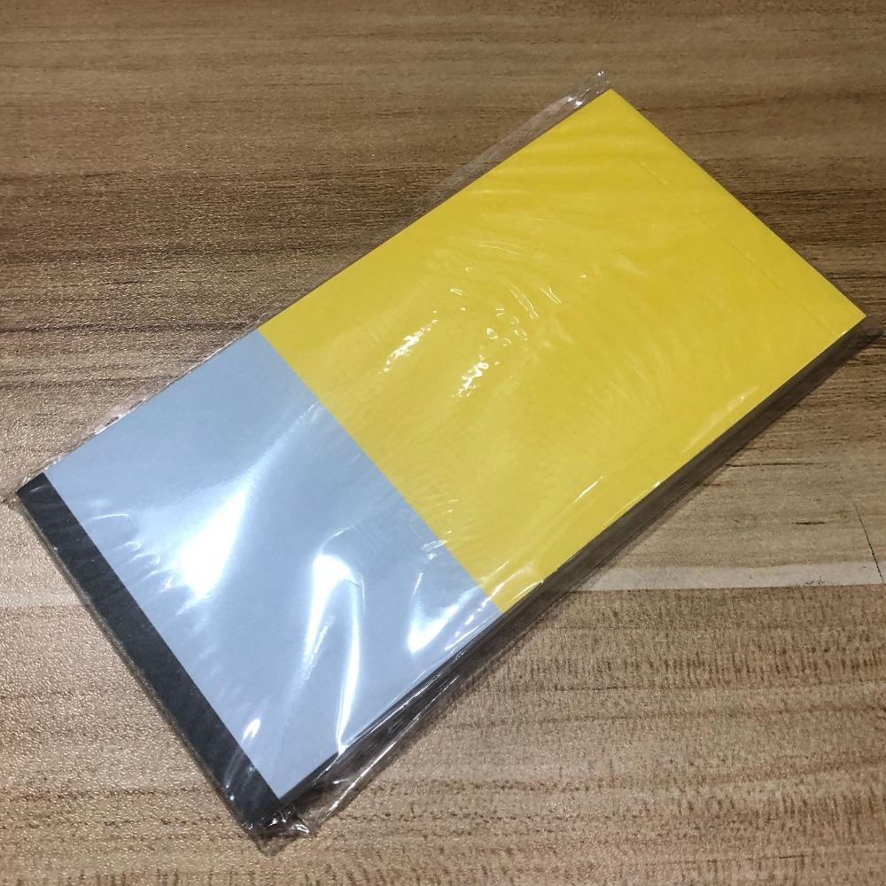 50/100Sheets Non-sticky Writing Notepad Color-blocking Message Paper Memo Pad  Students