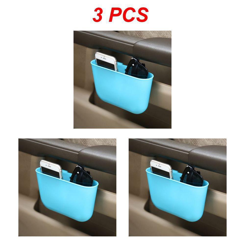 2~5PCS Small Garbage Bin Portable Double-button Design Car Interior Accessories Car Garbage Cans Creative Car Accessories