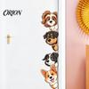 Durable Sunproof Vinyl Stickers Cartoon Puppy Wall Sticker, Easy Apply Waterproof PVC Decal, Creative Flexible Cut to Size Dog Pattern Glass