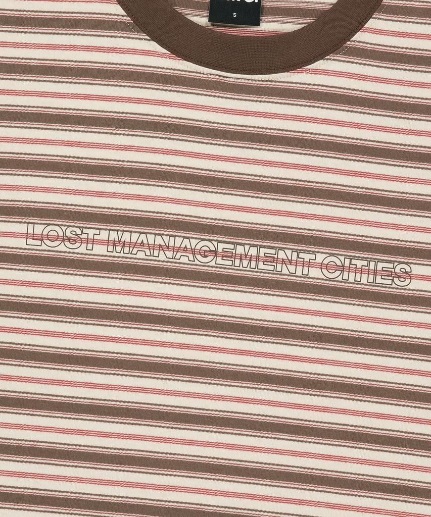 LMC Multi Stripe Tee Brown