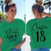 Geburtstagskind Est. 2008 Damen T-Shirts Lustige Geschenke für Mädchen T-Shirts Kapitel 18 18. Geburtstag Mädchen Grafik-Tops Damenbekleidung