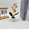 Phalaenopsis Artificial Potted Plants for Home Decoration Artificial Green Plants Bonsai and Artificial Flower Ornaments