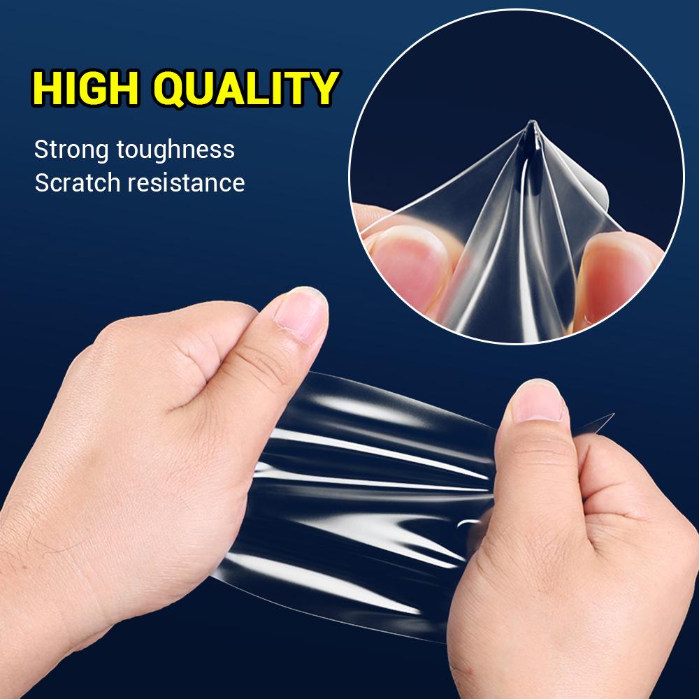 AAFM1 Car Door Handle Transparent Protector Film Sticker Anti Scratches Decals For Skoda Rapid Fabia 1 2 Karop Kamiq Superb Octavia 2