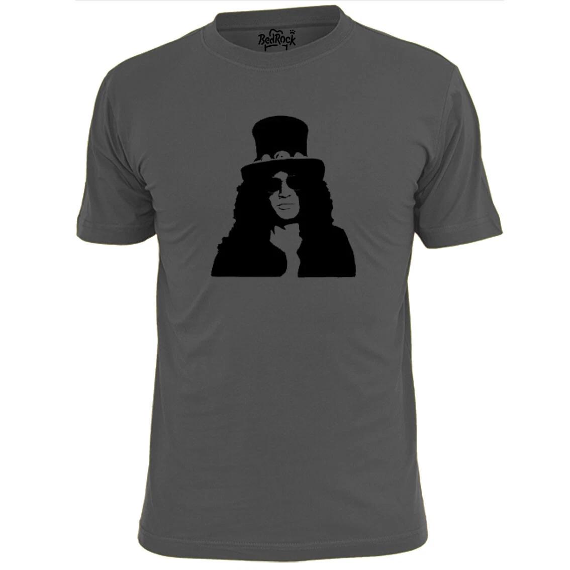 Mens Slash Silhouette T shirt Guns Roses Rock XL