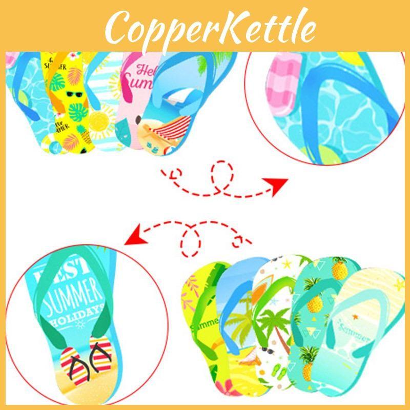 Kids Footprint Summer Decals For Celebration Party Supplies Prop Decoration