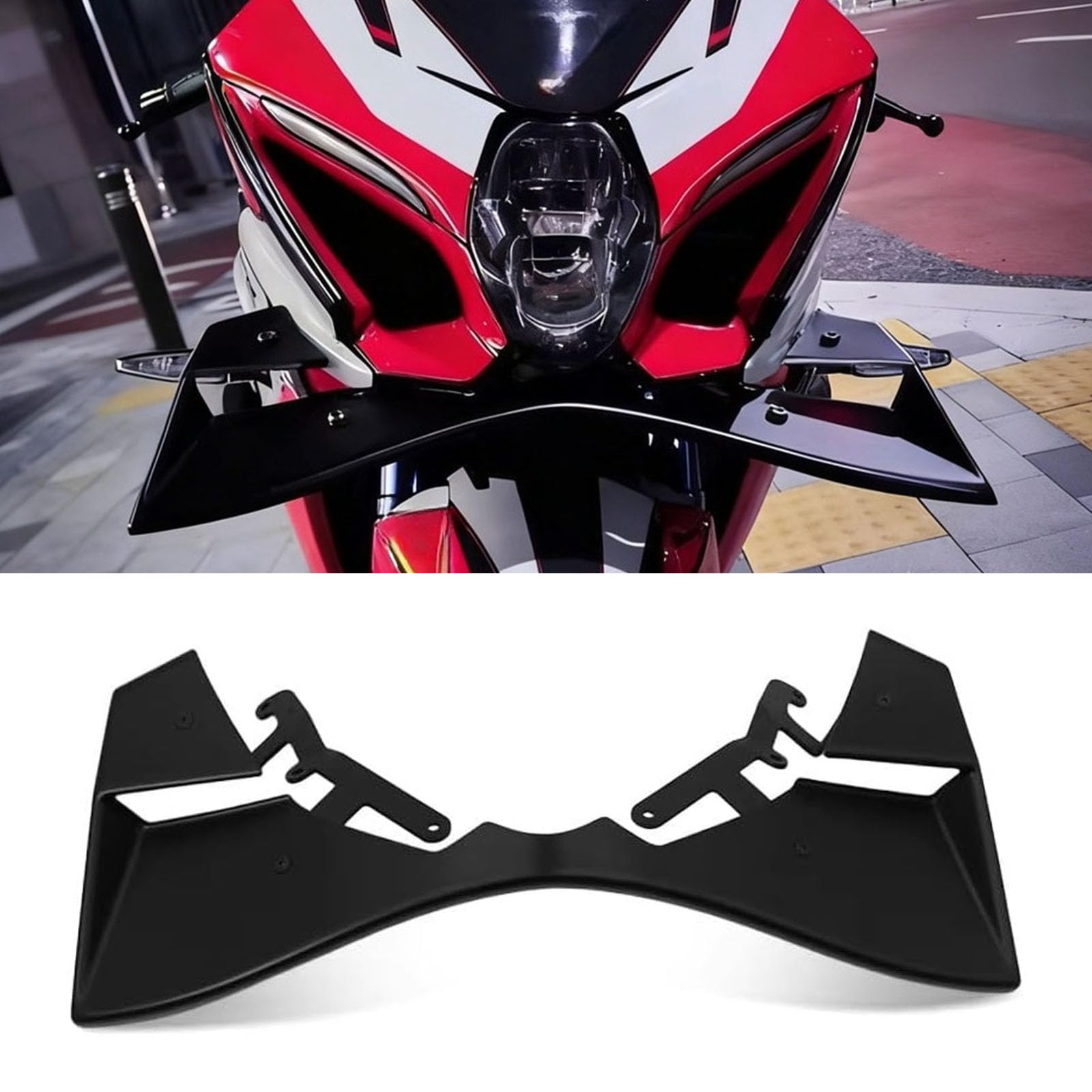 

For GSX-R1000R 2021 2020-2017 GSX-R1000 2025 2024 2023 2022-2017 Accessories Bike Fairing Downforce Naked чорний