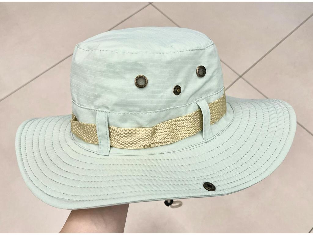 Doppelseitige tragbare Fischer-Beanie-Mütze mit großer Krempe für Sommerreisen und Outdoor-Angeln