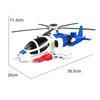 Electric Helicopter, Armed Fighter Toy, Universal Wheel Helicopter 360 Rotation with Lights and Music