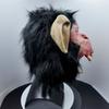Halloween Latex rotgesichtige offenmaulige Affenmaske Cos Beliebte Kopfbedeckung kann beschriftet werden