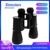 Metal Mirror 12X45 High Magnification Image-Stabilized Night Vision Binoculars with Russian Vulcanized Leather for Outdoor Travel