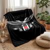 Besiktas JK Theme blanket Soft Flannel Blanket Plush Throw Blanket Cozy Sofa Bed Blanket for Home Decor