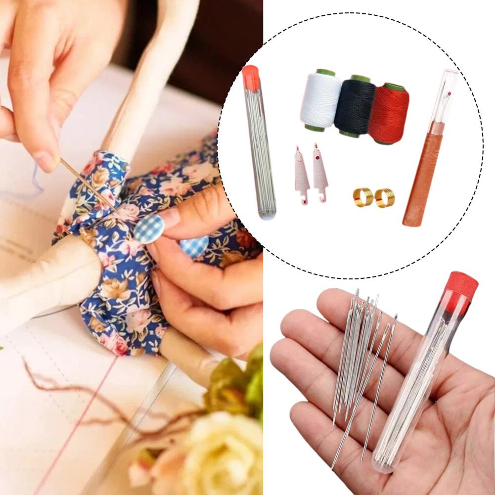 37PCS Sewing Tool Set Needles Thread Hand Repair Tools Portable Sewing Supplies Accessories Sewing Working Kit For Mom Women