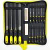 For Precision Metal File Work Wood Files 17pcs Metal Hand File Set Files with Brush Steel Files