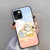 Cartoon Duck Goose Phone Case For IPhone 18 Pro Max 17 Pro 16 15 14 Plus 12 13 11 Shockproof Glass Cover