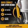 Aluminum Alloy Camlock Fitting Reducer Quick Coupler Adapter  Industrial Fluid Transfer