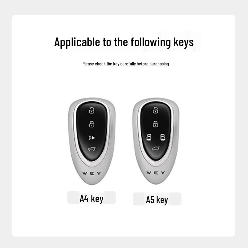 2025 Wey Blue Mountain Key Case for Gaoshan 8/9 Mocha Hi4 Latte Metal Shell