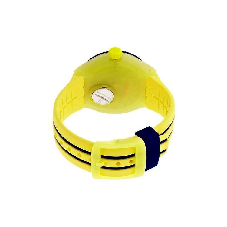Swatch Kwarts Uurwerk Professioneel Duikhorloge 44mm Blauwe Wijzerplaat Kunststof Kast Siliconen Band Dameshorloges SUUJ400