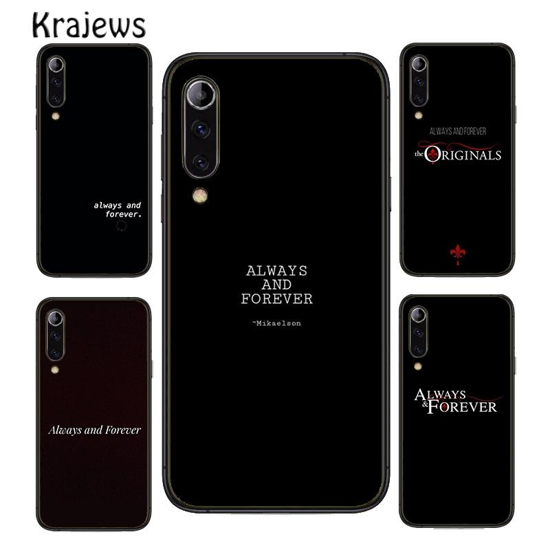 Krajews The Vampire Diaries Always And Forever Phone Case Cover For IPhone 18 16 15 SE2020 14 Plus 11 13 Pro Max 12 Mini XS Max XR