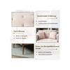 Fauteuil - MUVOE - Moderne - Dossier réglable - Tissu pelucheux - Beige caramel