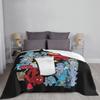 Aqua Teen Hunger Force Throw Blanket Hairy sofa bed Blankets