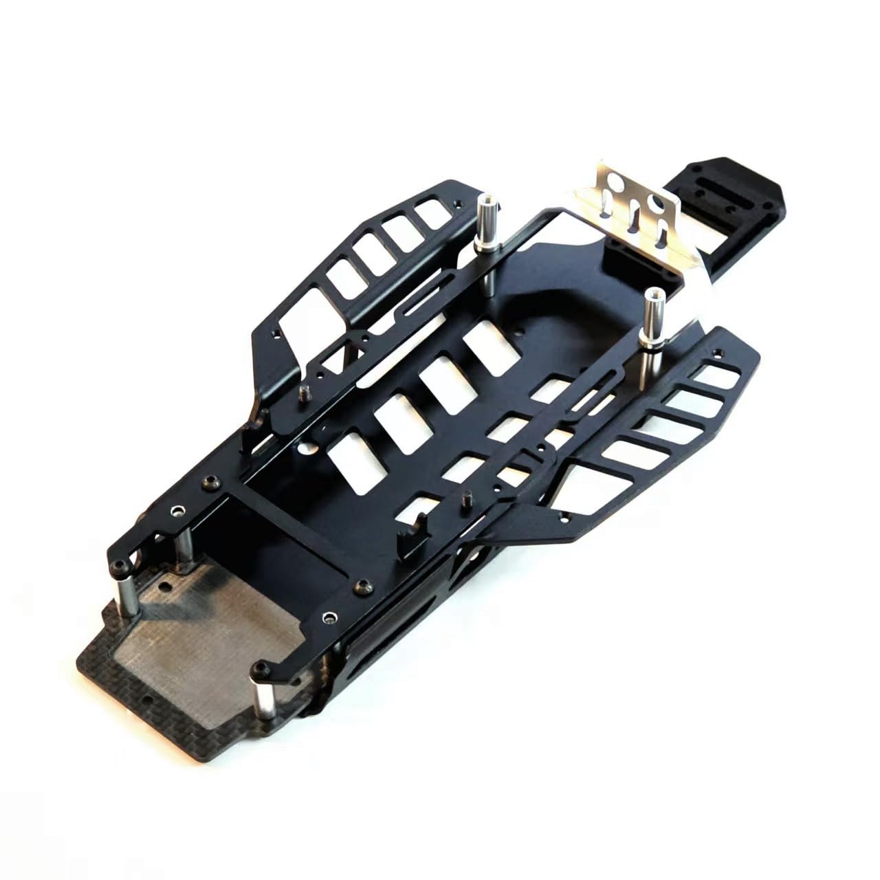 

OP Parts Ultra-Lightweight Aluminum Chassis for Tamiya Fighter NxGen (DT-04 Chassis), Black